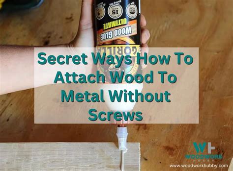 attaching wood to sheet metal|adhesive for metal without screws.